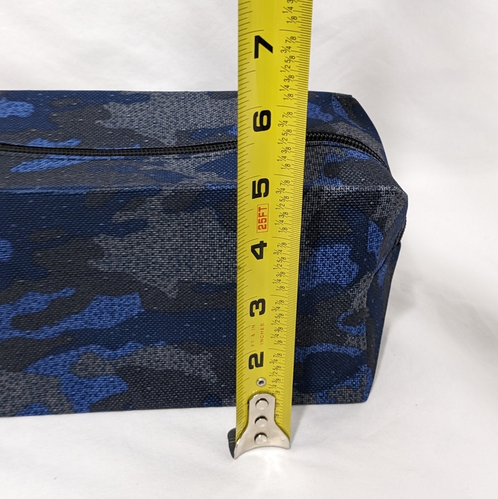 NWT Men's Blue Camo Accessory Travel Bag, Toiletry Bag - Picture 8 of 8